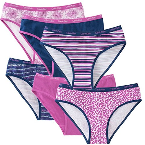 Buy Calvin Klein Girls' Bikini Underwear (6 Pack) (Large (1214 Years