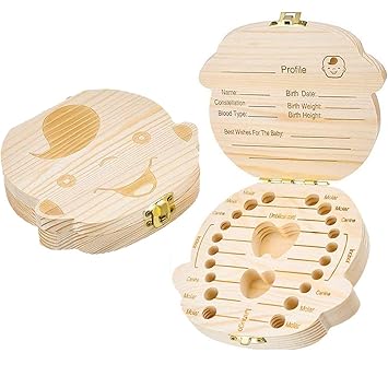 baby tooth memory box