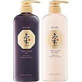 Daeng Gi Meo Ri - Ki Gold - Premium Shampoo + Treatment Set for Hair Loss, Thin Hair, Gray Hair Prevention and Treatment, Medicinal Herbal Shampoo, All Natural, Korea's No. 1 Hair Brand