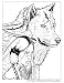 Color My Cover Notebook (Native American Woman and Wolf): Therapeutic notebook inspired by Native Am by ZenMaster Coloring Books