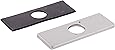 Delta RP78358 Replacement 3 Hole Escutcheon Plate with Gasket, Chrome ...