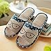 WoDeal Women and Men Novelty Cartoon Character Flax Cute Totes Funny House Bedroom Romeo Slippers Payless