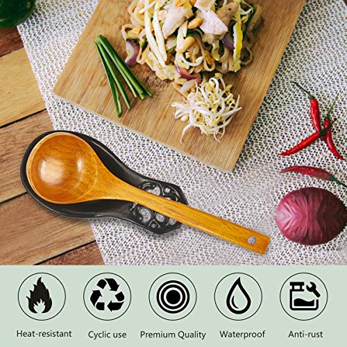 Vintage Spoon Rest, Kitchen Spoon Rest Cast Iron Utensil Rest Ladle