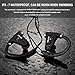 CHYDA Bluetooth Headphones, Best Wireless Sports Earphones w/Mic IPX7 Waterproof HD Stereo Sweatproof in-Ear Earbuds with NFC for Gym Running Workout 12 Hour Battery Noise Cancelling Headsets (Black)