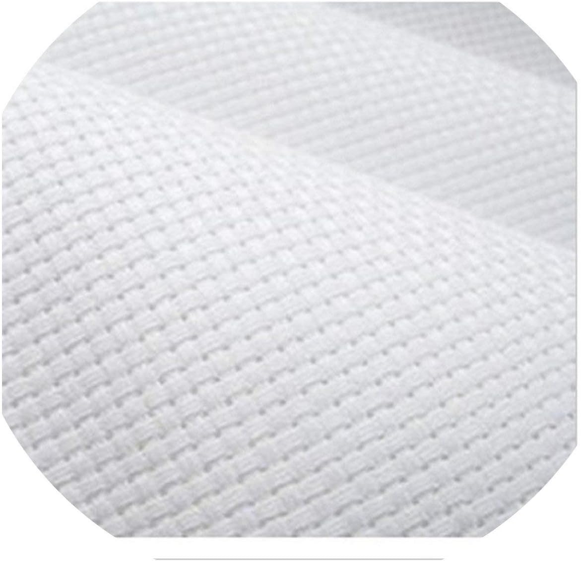100% Cotton Embroidery Aida Cloth Fabric Canvas // Cross Stitch Aida Cloth Fabric Canvas Aida Cloth // 18CT/16CT/14CT/11CT/9CT,White,100x150cm,18CT