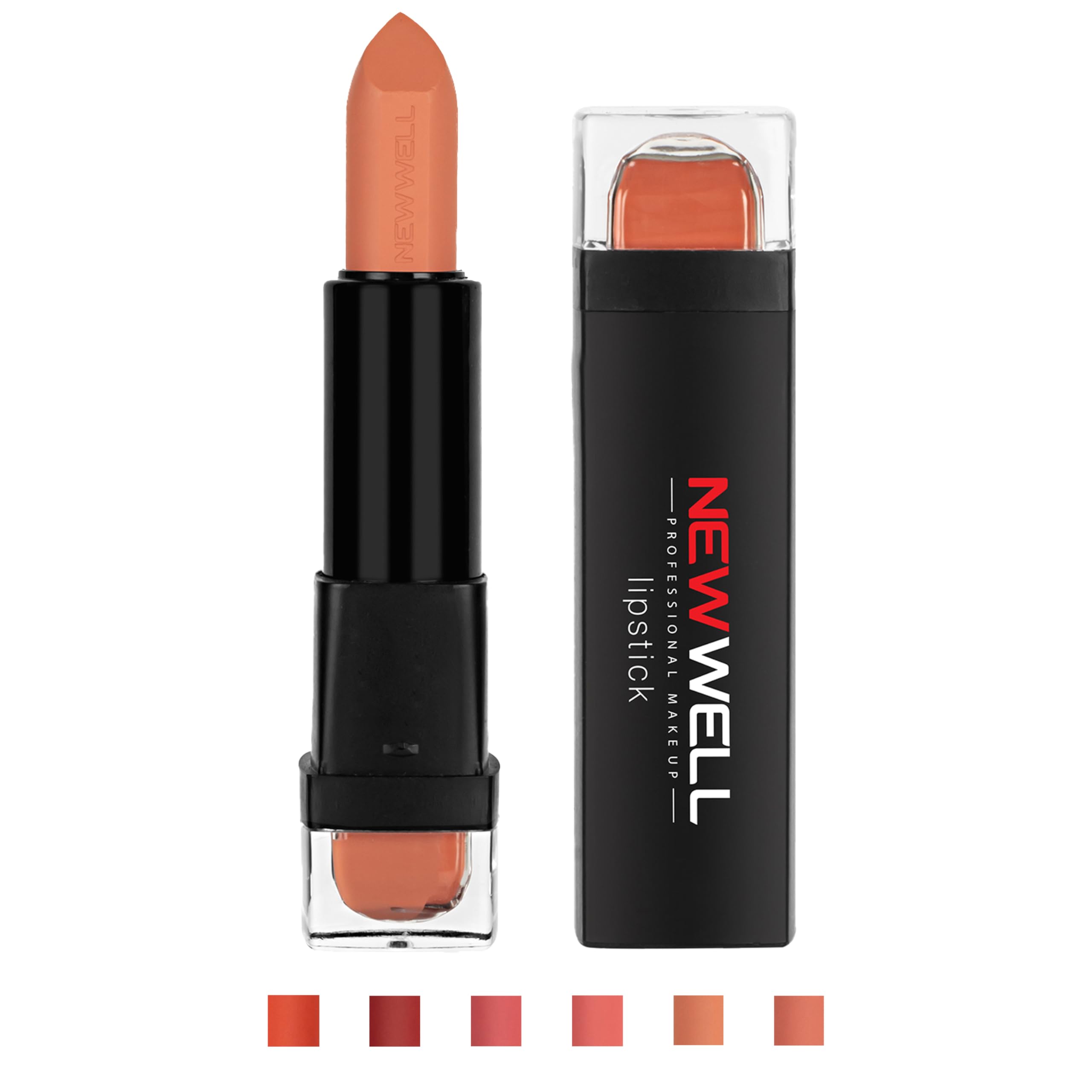 NEW WELL Matte Lipstick - Intense Colours - 24 Hours Long-Lasting Matte Effect - Elegant Lips - Various Colour Shades (03)