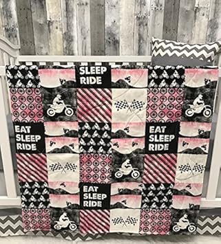 motorcycle crib bedding