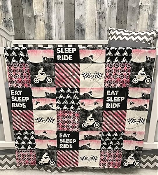 dirt bike baby bedding