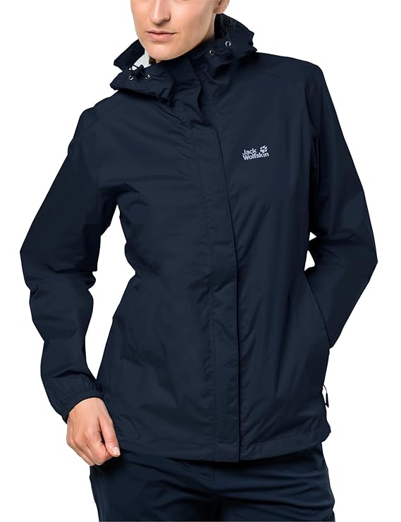 Jack Wolfskin Damen Cloudburst Women Atmungsaktiv Wasserdicht Winddicht Outdoor Funktionsjacke Wanderjacke Regenjacke Wetters