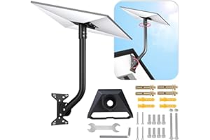 OAWEEN for Starlink Gen 3 Mount, Angle Adjustable Mounting Kit Compatible Starlink V3 Standard Dish Long Wall Mount Short Pol