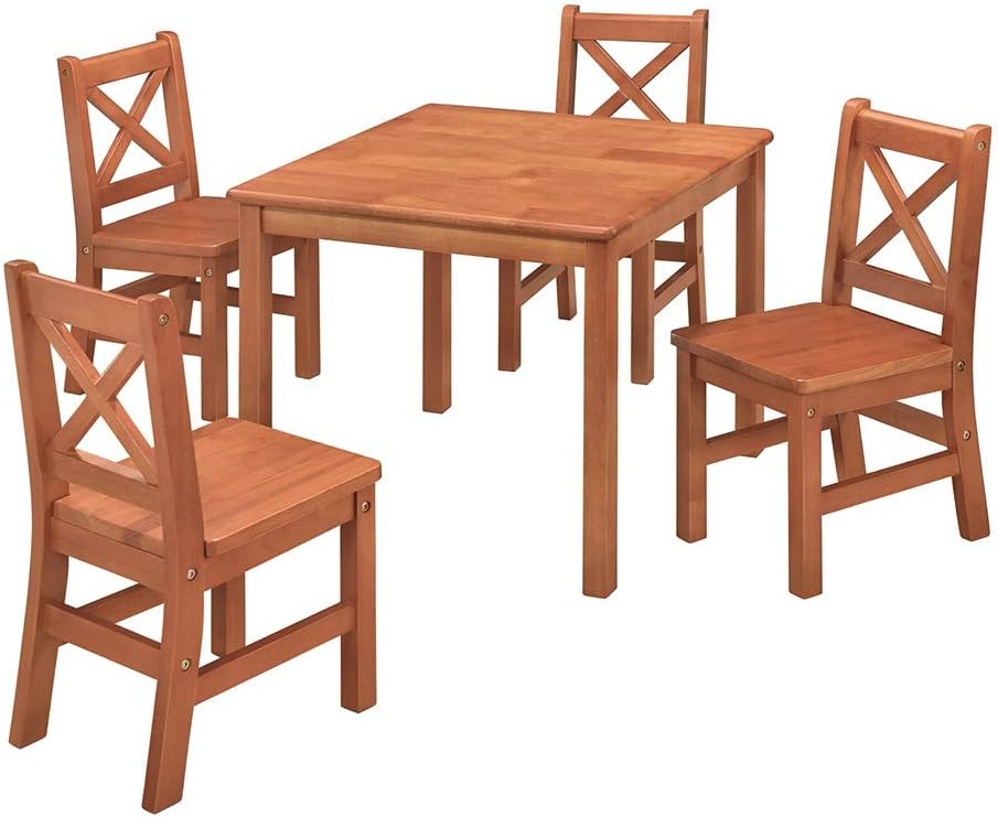 kids oak table and chairs