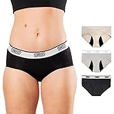 Bambody Absorbent Hipster, Period Underwear for Women and Teens - Maternity, Postpartum - Breathable, Silky Smooth