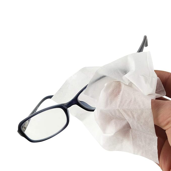 Univet 24 Pack Cleaning Tissue Glasses Specs Safety PreMoistened Wipes