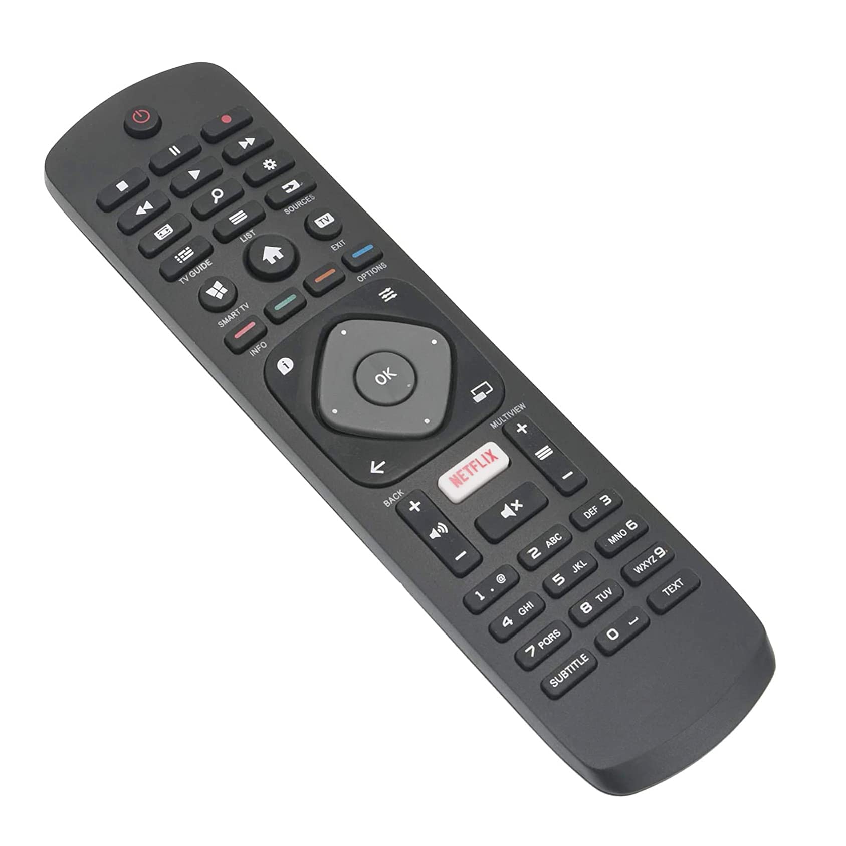 AULCMEET 996596003606 Replacement Remote Control Compatible with Philips OLED 4K TV 43PUT610112 43PUT610160 65PUS6121 32PFS5362 49PUS610112 43PUH6101/88 43PUH610188 43PUS6101/12 43PUS610112