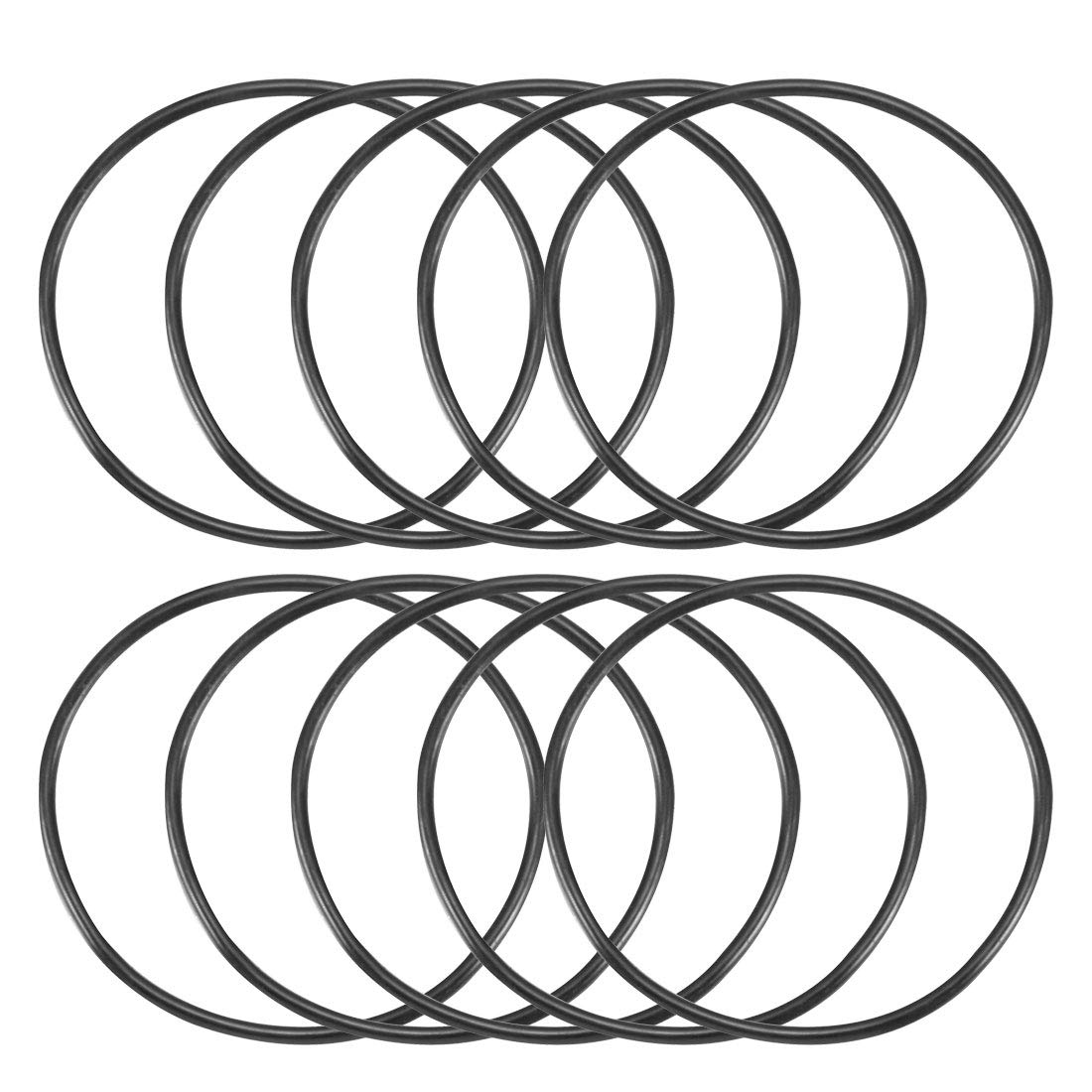 Sourcingmap Nitrile Rubber O-Rings 92mm OD 85mm ID 3.5mm Width, Metric Sealing Gasket, Pack of 10