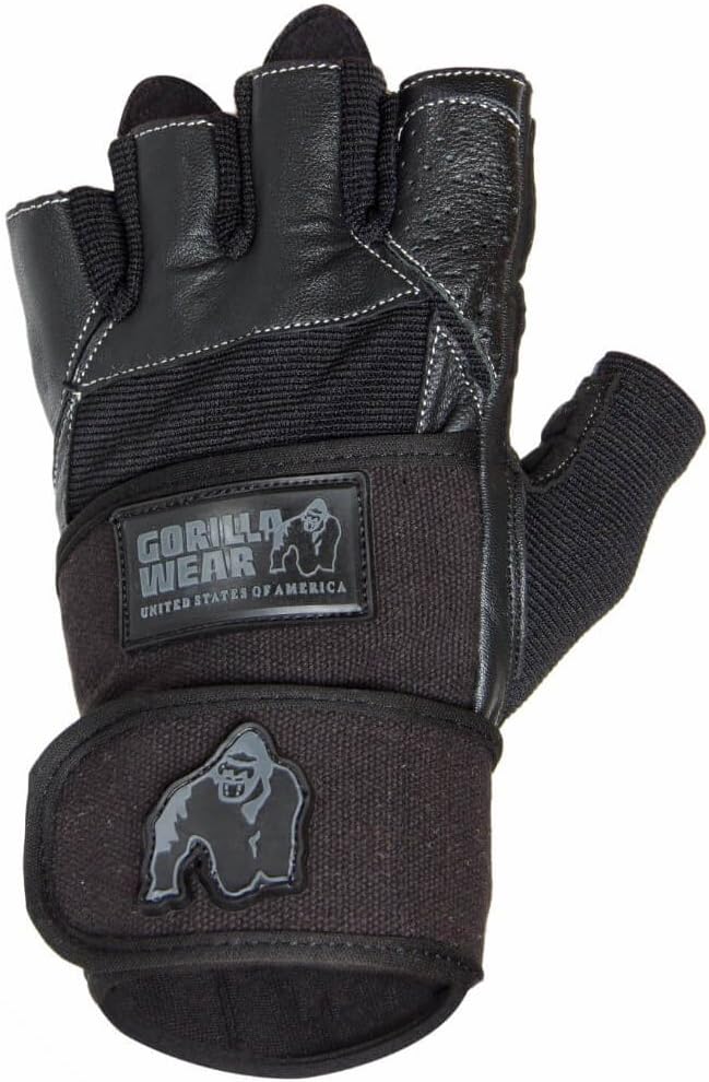 gorilla wear Dallas Wrist Wrap Gloves - Black