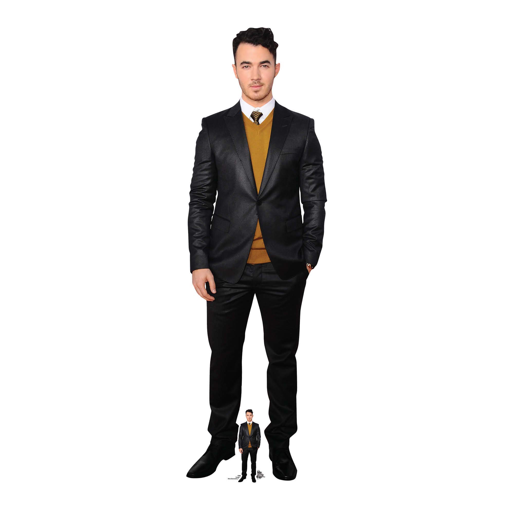 STAR CUTOUTS CS869 Kevin Jonas Singer Lifesize Cardboard Cutout with Free Mini Standee, Solid, Multicolour, Regular