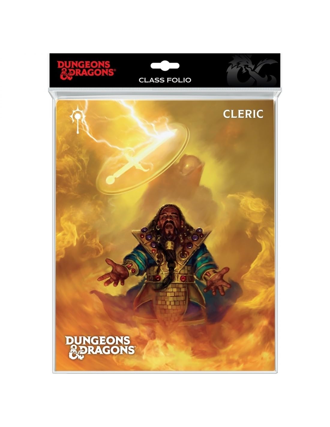 Ultra Pro - Dungeons & Dragons - Class Folio With Stickers - Cleric