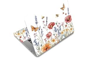 SUPERDANT Flowers Laptop Skin Decal Butterflies Universal Laptops Skin Sticker Notebook Protector 12 13 13.3 14 15 15.4 15.6 