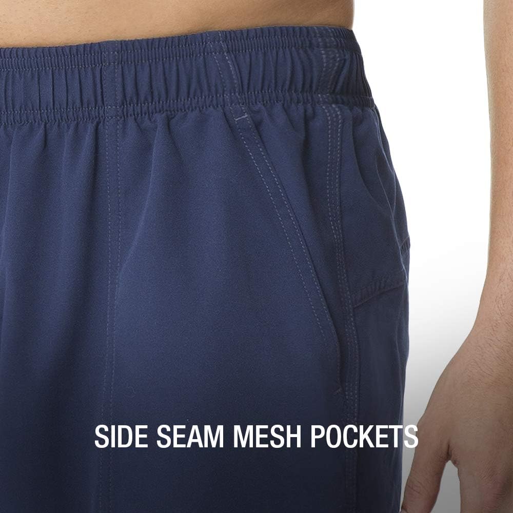 Speedo Men's Swim Trunk Mid Length Rally Volley Solid: Clothing