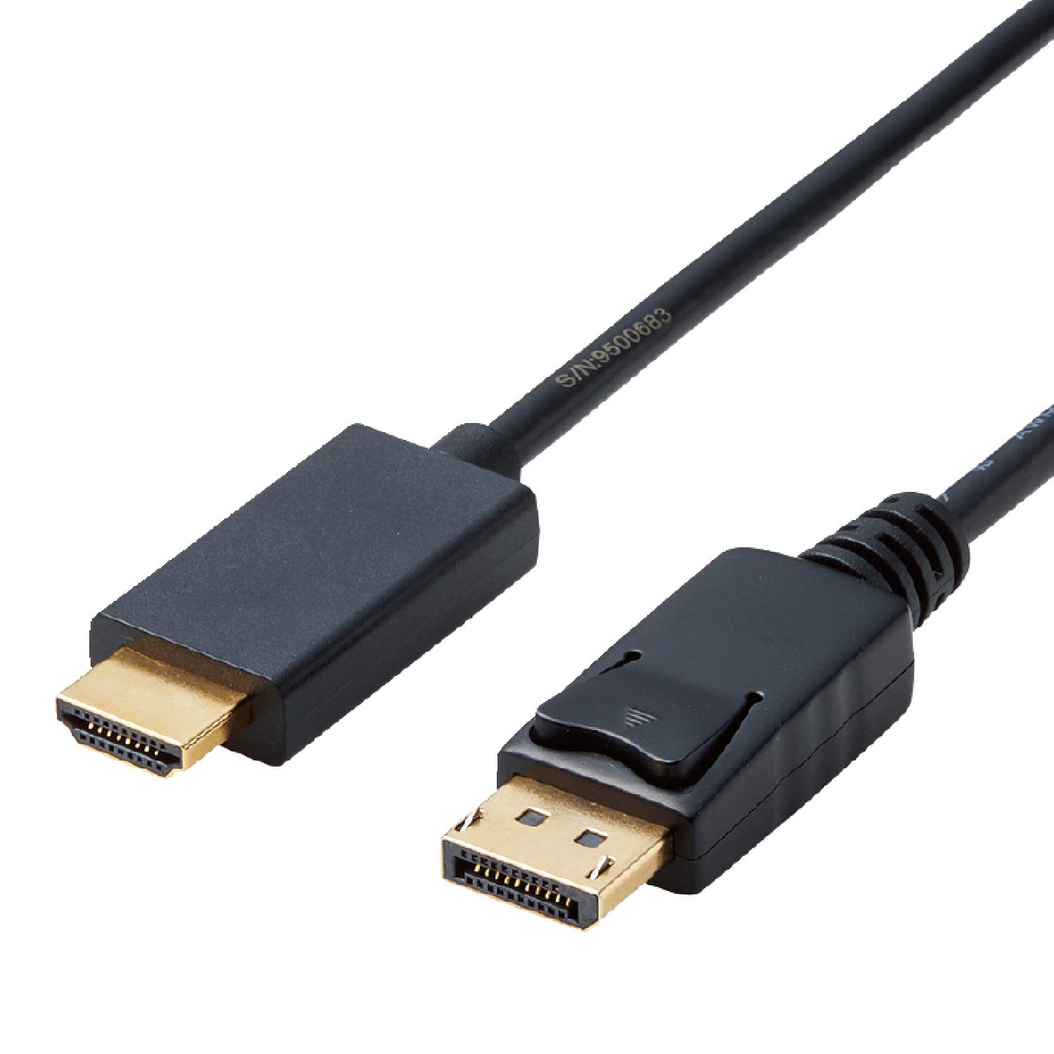 エレコム 変換ケーブル HDMI DisplayPort 2.0m ブラックの商品画像