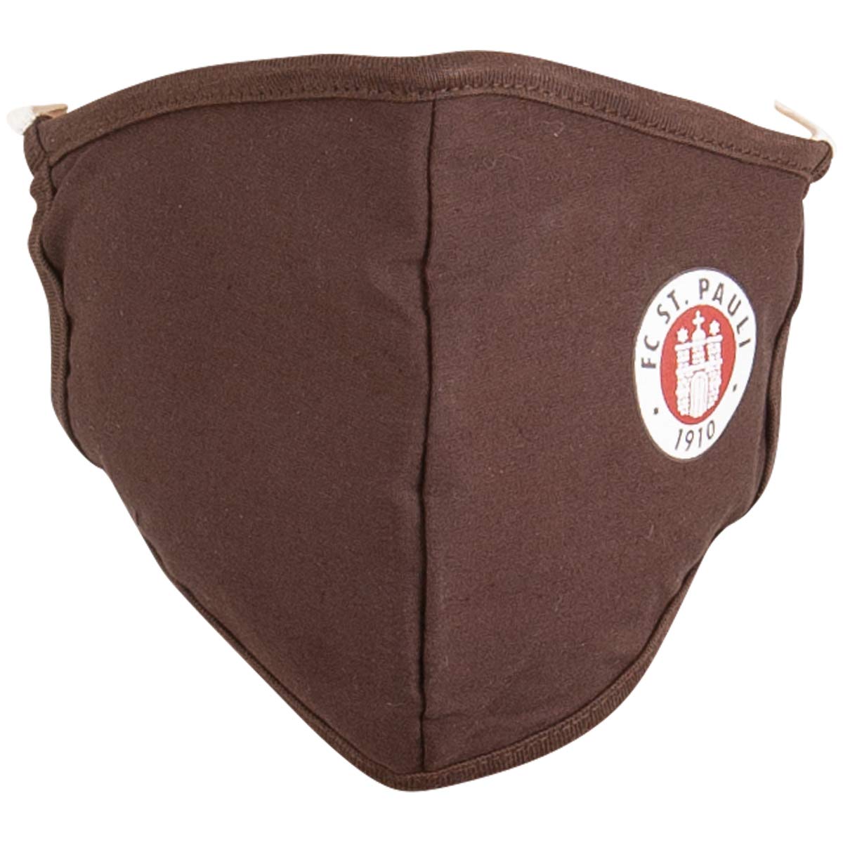 FC St. Pauli Mouth Cover Mask with Logo Print Brown