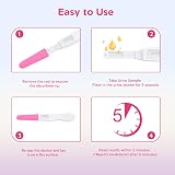 MOMMED Pregnancy Test 5 Pack 25 MIU 1 Minute Rapid HCG Tests view 2