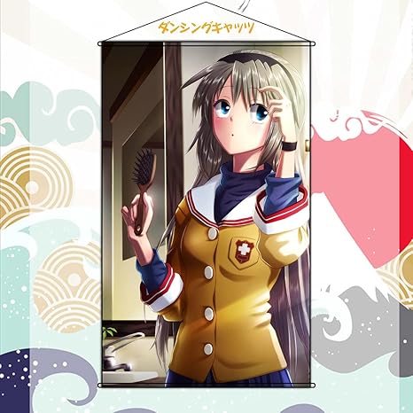 Amazon ダンシングキャッツ タペストリー Clannad クラナド 坂上 智代 さかがみ ともよ ポスター 漫画 アニメ 掛ける絵 巻物 軸物 ファッション 御姉 萌え 二次元 アニメ周辺 約60 90cm アニメ 萌えグッズ 通販