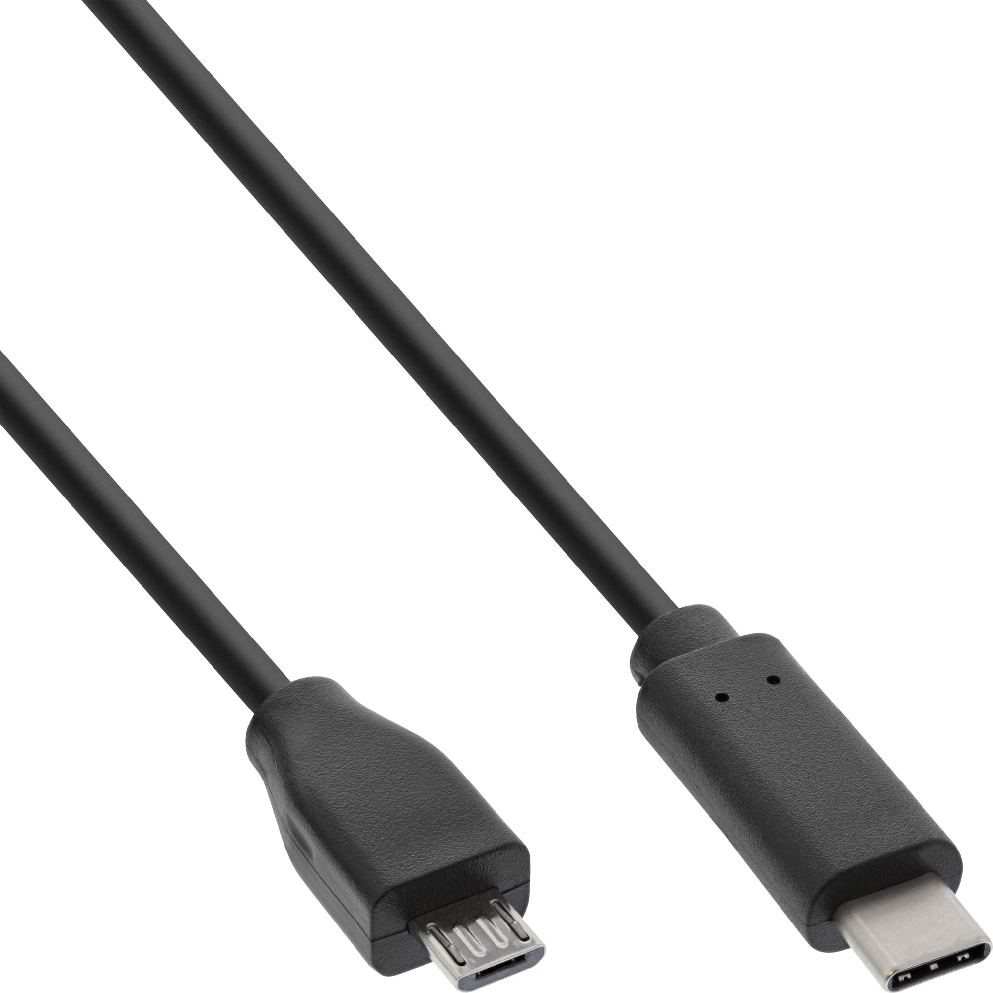 InLine® USB C/USB micro-B, 0.5 M 0.5 m USB C Micro-USB B Black