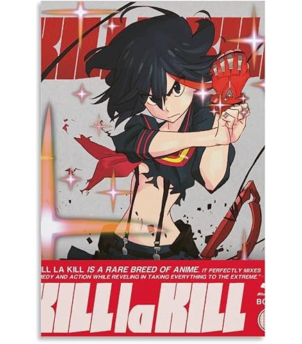 KILL la KILL × GEEKS RULE POSTER KILL la KILL × GEEKS RULE NEO SILKSCREEN PRINTING POSTER