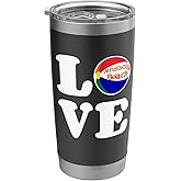 Love Pensacola Beach Beachball Stainless Steel Insulated Tumbler