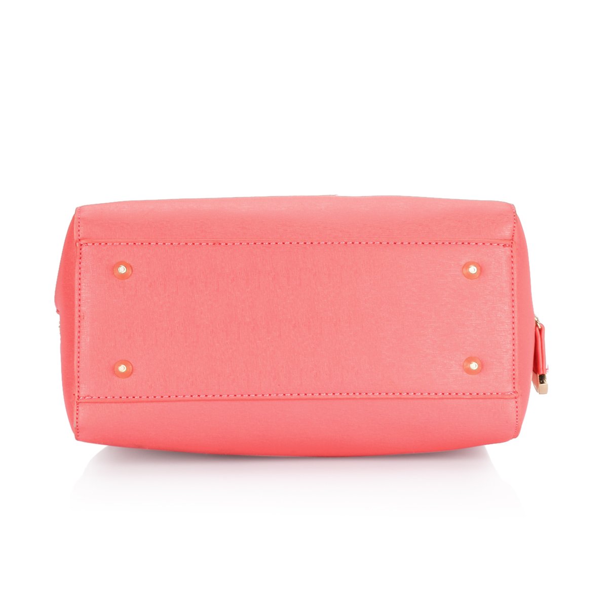 caprese women's satchel (coral)