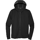 Mercer+Mettle Unisex Double-Knit Full-Zip Hoodie | Zip Up Sweatshirt for Men & Women, Casual Hooded Jacket for Work