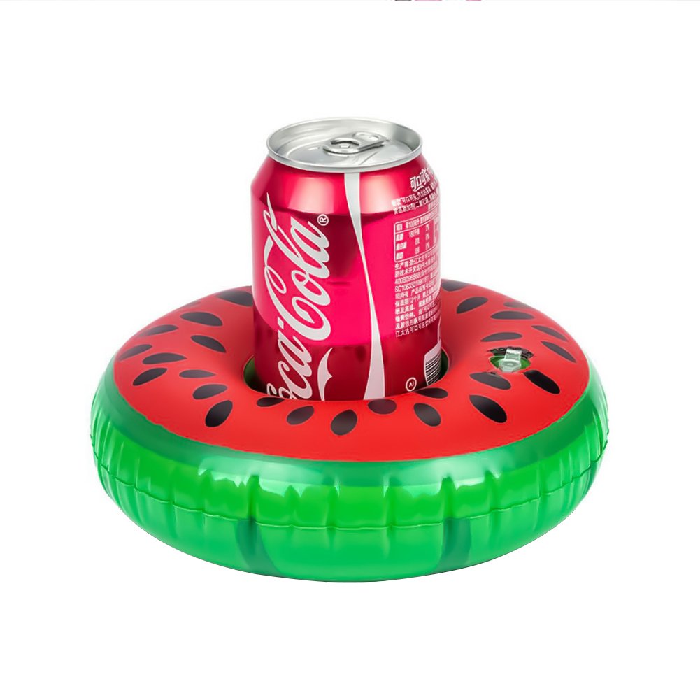 TOLTOL Inflatable Drink Holders, 10 Packs Floats Cup Holders Pool Cup Holders Drink Floats Inflatable Cup Coasters for Pool Party Kids Bath Toys