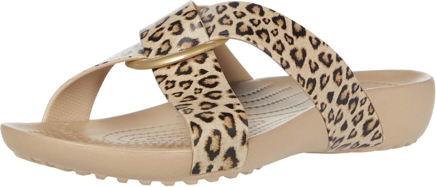  | Crocs Women's Serena Cross-Band Slide Comfortable Summer Sandals | Slides