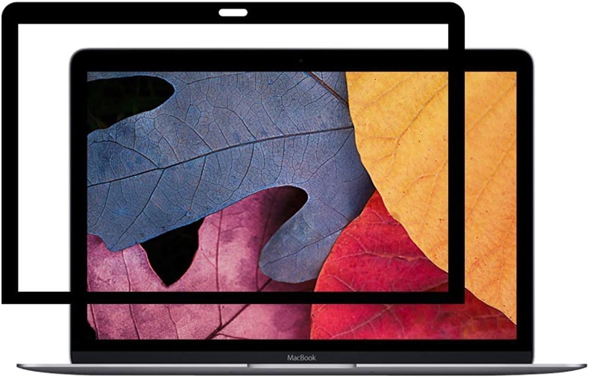 MacBook Pro 13" Screen Protector, Anti-Glare Bubble Free Screen Protector with Black Frame Compatible with MacBook Pro 13" with Retina Released Before 2015 (Model Number: A1502/A1425)