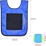 Queta Dodgeball Tag Vests Set 2 Sticky Target Vests 10 Cotton Balls Throwing view 2