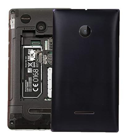 XHC Battery Back Cover Replacement, Volltonfarbe Batterie Rückseite für Microsoft Lumia 532 (schwarz) (Farbe : Black)