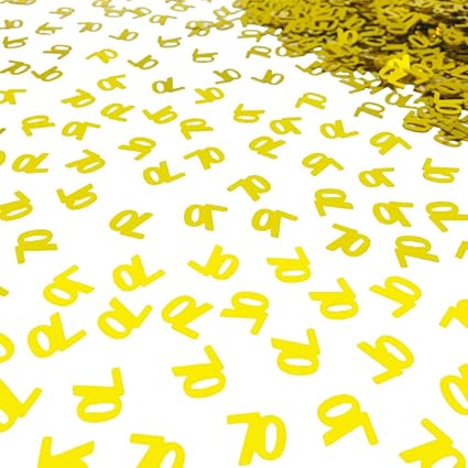Amazon Com 70th Birthday Confetti Number 70 Confetti 70th