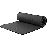 Aeromat Pilates and Yoga Mat, Blue, Balanced Body Extra-Thick Floor Mat | Non-slip exercise mat for Pilates, yoga, or floor workout routines.