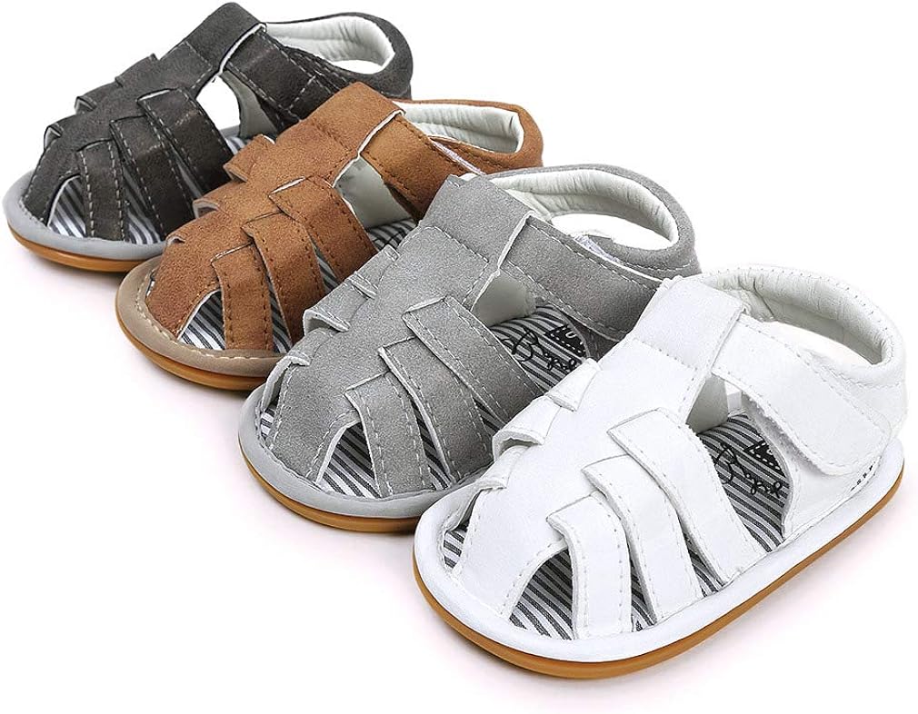  | Baby Boys Girls Sandals Anti-Slip Rubber Sole First Walker Prewalker Summer Shoes Infant Sandals for Toddler Girls | Sandals