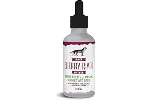Cherry River Berries and Basil Bitter, All-Natural Calorie-Free, Sugar-Free Aromatic Bitters, Non-alcoholic Spirit, Spirits A