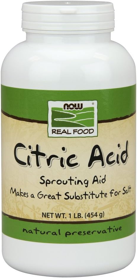 NOW Foods, Citric Acid, Sprouting Aid, Great Substitute for Salt, Preservative Found in Citrus Fruits, 1-Pound: Health & Personal Care