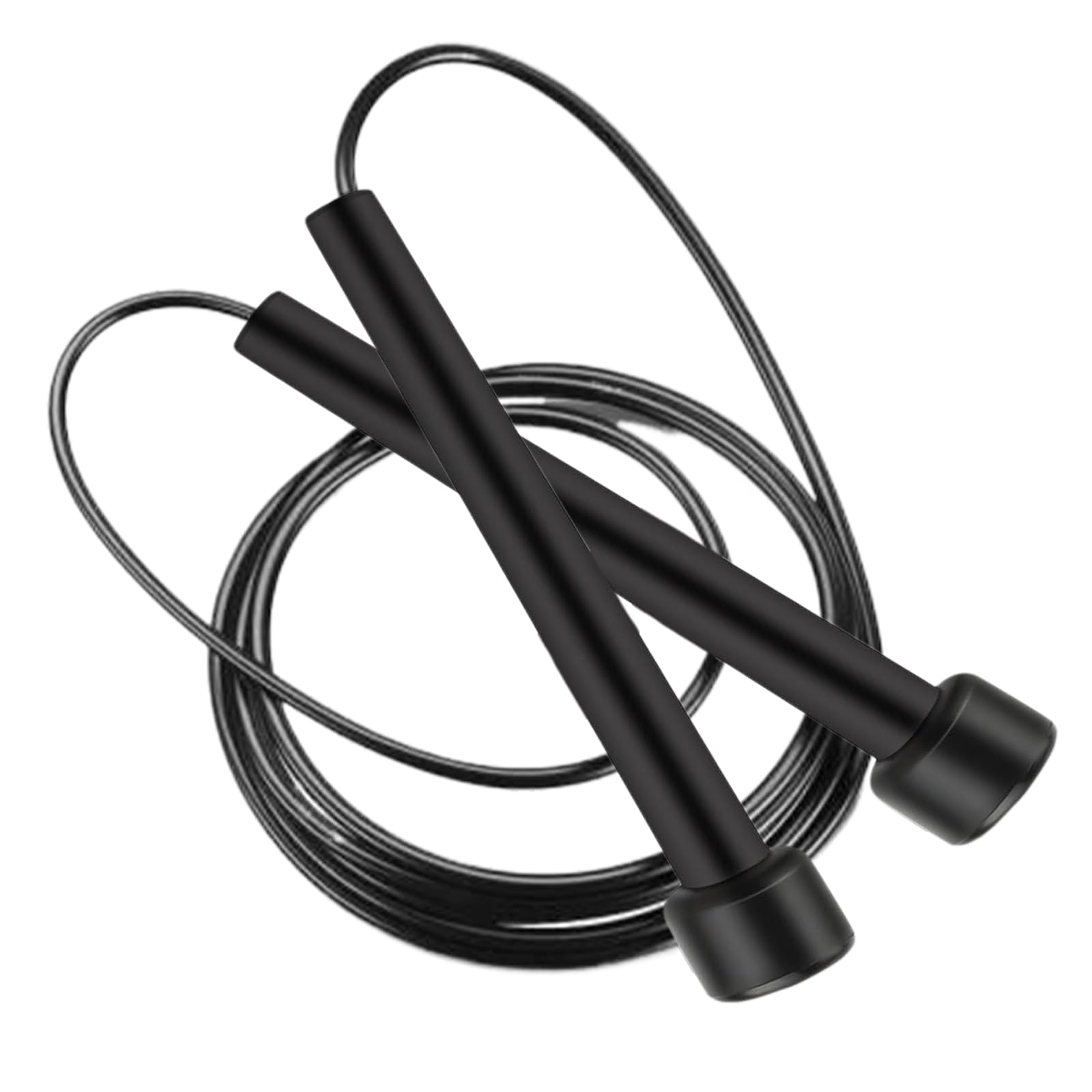 MAEXUS Skipping Rope, 2.8 m Fitness Skipping Rope, Adjustable Length Skipping Rope, Fitness for Adults, Racing Skipping Rope, Non-Slip Handle, for Home and Gym Workouts