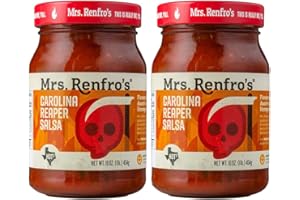 MRS. RENFRO'S Mrs. Renfro’s Carolina Reaper Salsa – Gluten Free (16-oz. jars, 2-pack)
