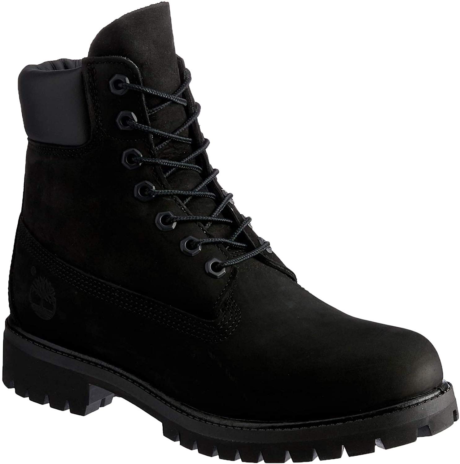 Timberland Junior 6" Premium Waterproof Boot, Black, 4 Wide Image