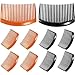 Gejoy 24 Pieces Hair Comb Plastic Hair Side Combs Straight Teeth Hair Clip Comb Bridal Wedding Veil Comb for Fine Hair