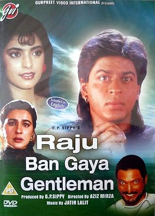 Amazon Com Raju Ban Gaya Gentleman Shah Rukh Khan Amrita Singh Juhi Chawla Navin Nischol Ajit Vachani Anjan Srivastav Amrit Patel Sameer Chitre Lalit Tiwari Vivek Vaswani Nana Patekar Rajendra Mehra Binod Pradhan