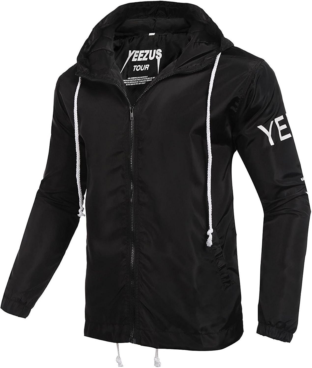 yeezus windbreaker black