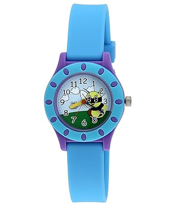 Q&Q Regular Analog Multi-Color Dial Childrens Watch - VQ13-002